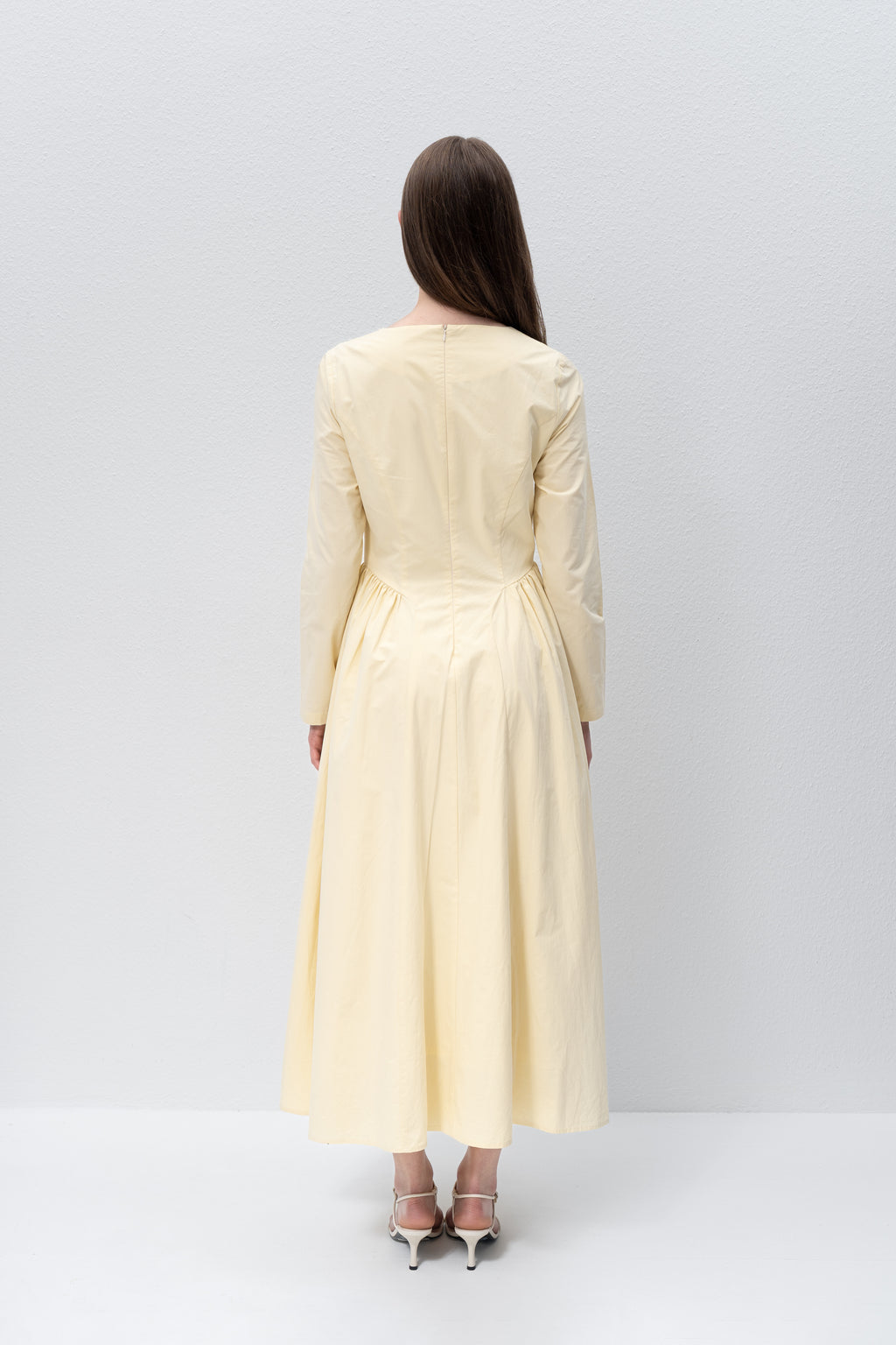 Cotton Square Neck Dress